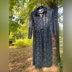 Vintage Karin Stevens Button-up Dress, Size 12